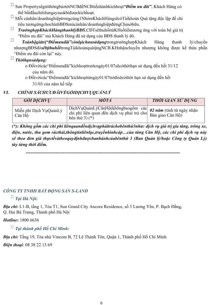 CSBH dự án SGC HillSide Residence áp dụng từ_05.07.2024. 6 CSBH dự án SGC HillSide Residence áp dụng từ_05.07.2024. 6